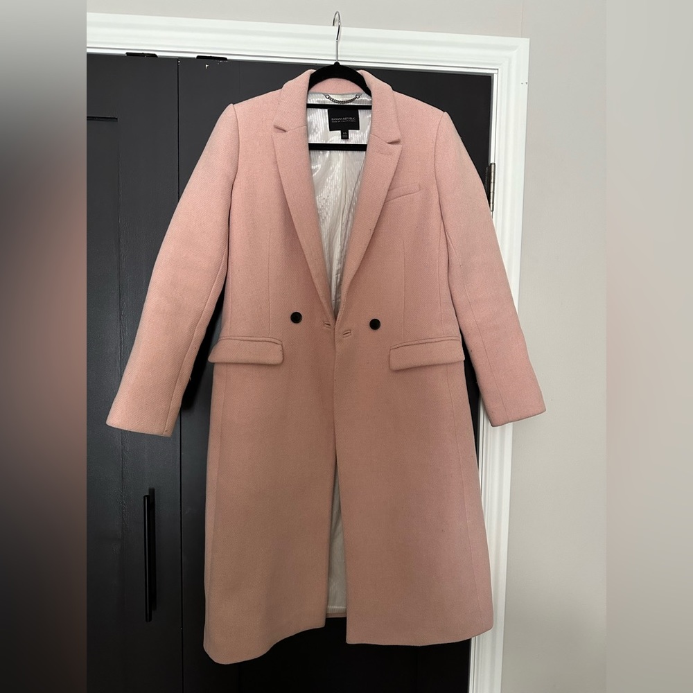 Banana Republic Wool Coat Womens Size XS